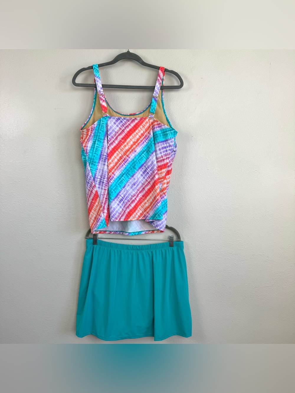 Kim Gravel X Swimsuits For All Sz 16 Tankini Top /Skirt Bottoms Swimsuit Set NEW - Picture 5 of 12